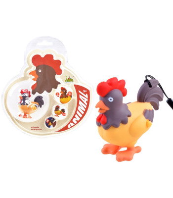 Värviline võtmehoidja KUKK - ripats valguse ja heliga ZA3530