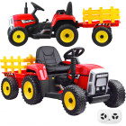 Traktor koos järelhaagisega aku ja puldiga PA0242