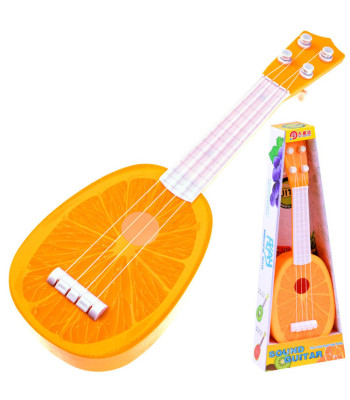 Puuviljane ukulele kitarr lastele 37 cm