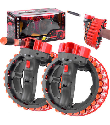 Automaatne mängupüstol Growler vahtkummist laskudega