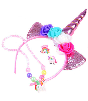 Ükssarviku peavõru koos aksessuaaridega