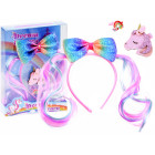 Võluv sädelev peapael ponidega ja lipsuga ZA3795