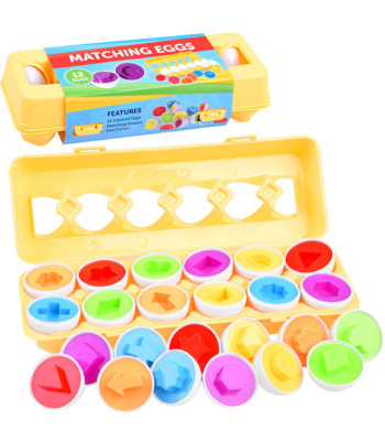 Kujunditega munade komplekt 12tk. ZA3810