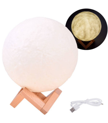 Kuuvalgus Öölamp 3D 18cm