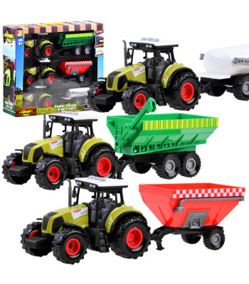 Kolme Traktori ja Haagise Komplekt Talunikule