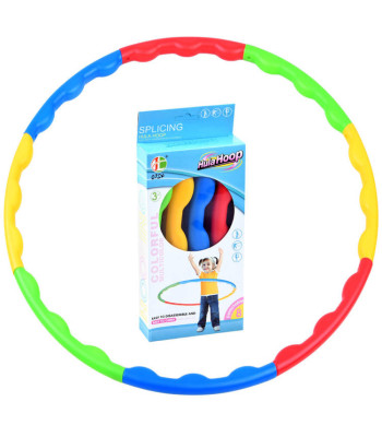 Kokkupandav värviline hularõngas 60 cm 8 osa