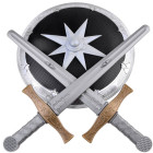 Mõõgad ja kaitsekilp komplekt ZA3937