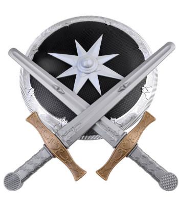 Mõõgad ja kaitsekilp komplekt ZA3937