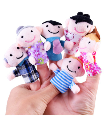 Pacynki pere perekond 6 tk