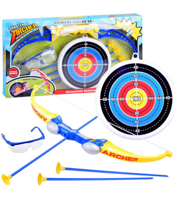 Vibulaskmise Komplekt LUK Märklaua Nooltega Valgus SP0689