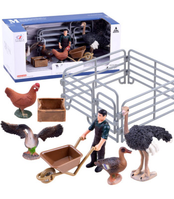 Miniatuurne talu loomade komplekt