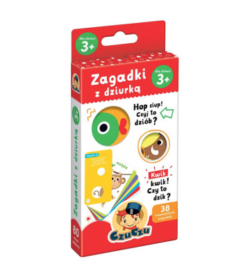 CzuCzu Mõistatuste raamat aukudega 3-aastastele ZA4039
