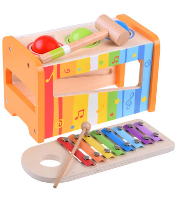 Puidust ksülofon lapsele koos haameriga IN0153