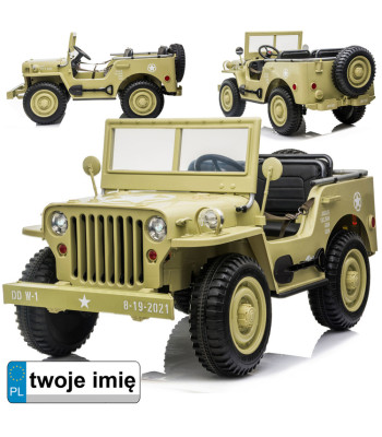 Auto akumulaatoriga 3-kohaline JEEP Willys piloot PA0249