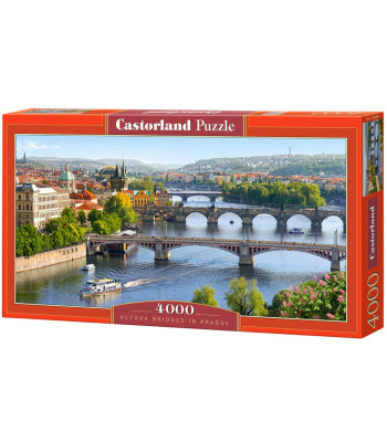 Puzzle 4000 tk. Vltava sillad Prahas
