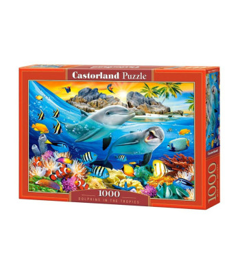 Pusle 1000 tükki Delfiinid troopikas
