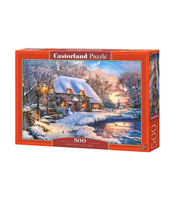 500-osalised pusled Winter Cottage