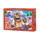 500-osaline pusle - Kassipojad Lilledega