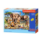 Puzzle 260 tükki Savanna Loomad