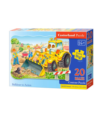 20-osaline MAXI pusle Buldooser tegutseb