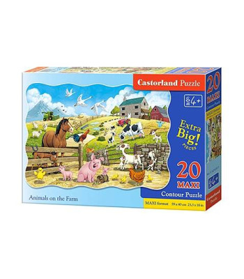 20-osaline MAXI pusle Loomad Talus