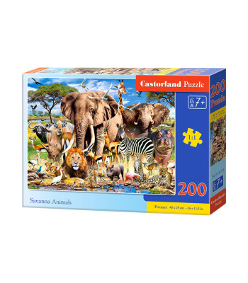 Savanna Loomad 200-osaline Pusle