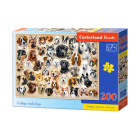 Puzzle 200 tk. Koerte Kollaaž