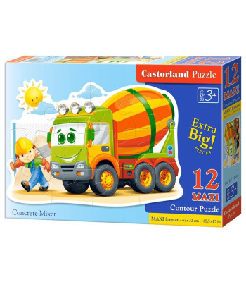 Puzzle 12-osaline MAXI Betoonisegisti