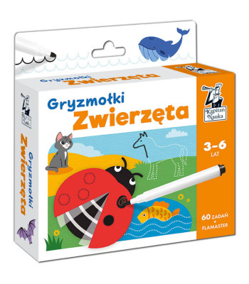 Joonistamiskaardid Lõbusad Loomad 3-6a KS0686