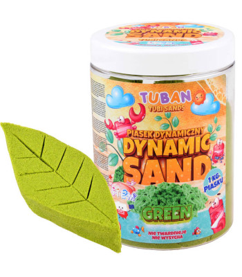 Tuban dünaamiline liiv 1kg roheline ZA4182