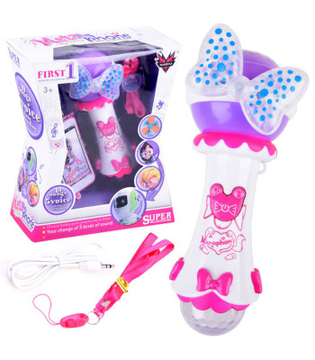 Laste Karaoke Mikrofon Salvestamisvõimalusega