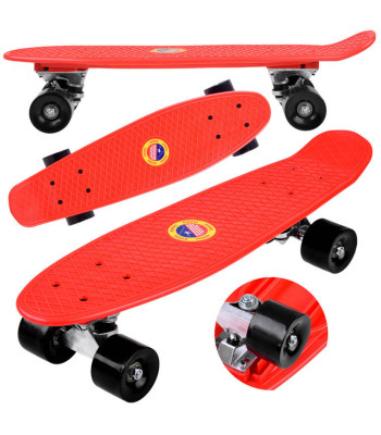 Punane FISZKA rulaplaat lastele kuni 50 kg SP0575