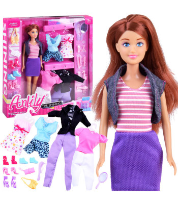 Anlily nukk riiete ja aksessuaaridega ZA2457
