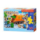 Puzzle 30 el. Prügiauto