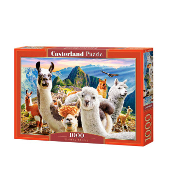1000-osaline pusle Llamas Selfie