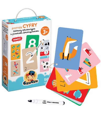 CzuCzu Tutvuge Numbritega + Kustutatav Marker