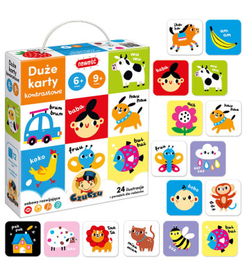 CzuCzu Suured Kontrastkaardid alates 6 kuust