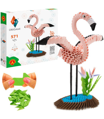 Alexander 3D Origami Flamingo Komplekt