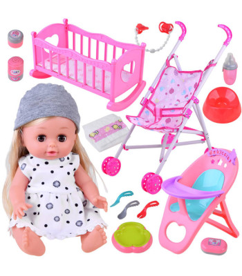 Interaktiivne nukk koos tarvikutega