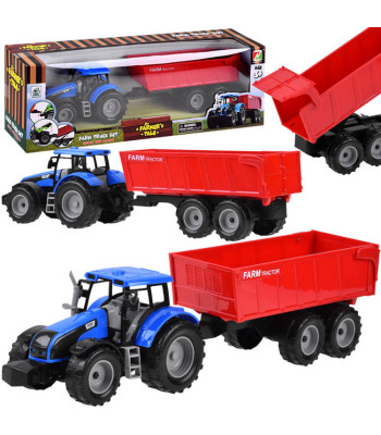 Traktor koos haagisega mänguasi