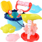 Liivamängude komplekt ämber, kühvel, vormid ZA4351