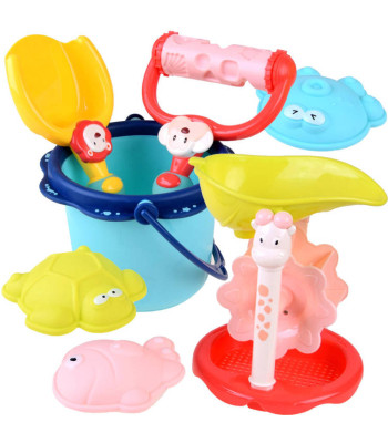 Liivamängude komplekt ämber, kühvel, vormid ZA4351