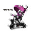 Tiny Bike 3in1 roosa kolmerattaline jalgratas varjuga