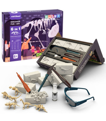 Dinosauruste kaevamiskomplekt Tyrannosaurus Rex 6in1 ZA4393