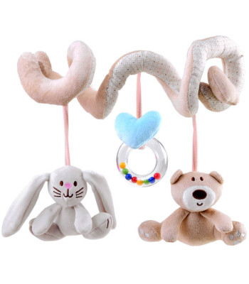 Plüüšist spiraal kärule ZA4416