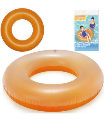 Bestway Suur Ujumisrõngas NEON ORANŽ 91cm 36025