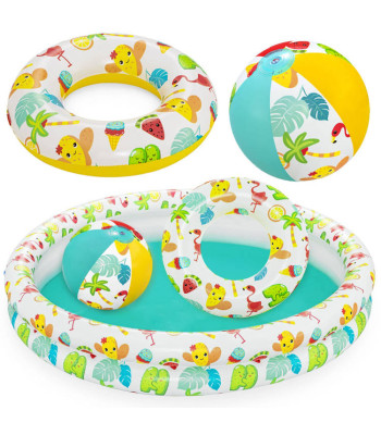 Bestway komplekt basseini pall rõngas brooder 122cm 51124