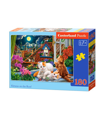 Kassipojad Katusel 180-tükilised Pusled