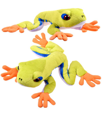 Roheline plüüsist puu-konn 20cm 13358