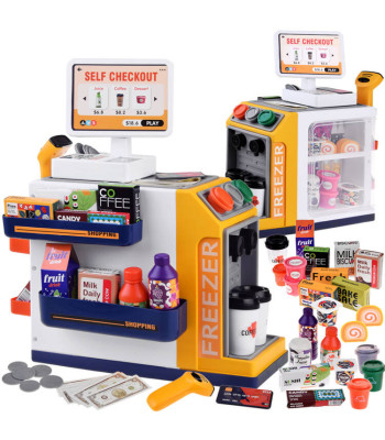 Iseteenindusega pood Ekspresskohvimasin Külmik mahlad jogurtid ZA4637